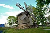 Barisi windmill in Ludza museum